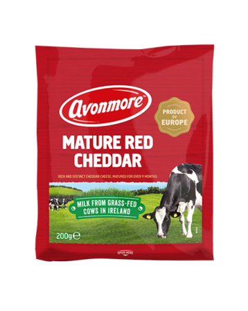 mature red cheddar product
