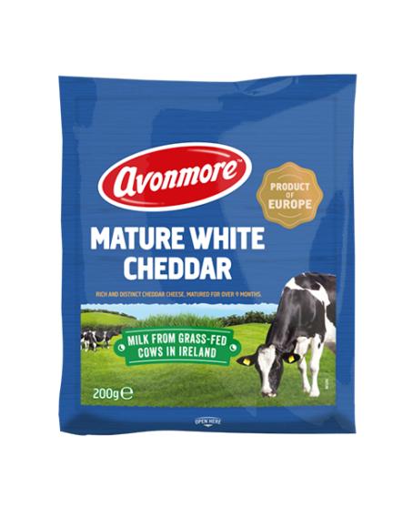 mature white cheddar product