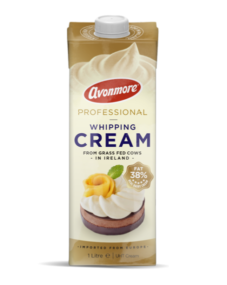 whipping cream 38% front image