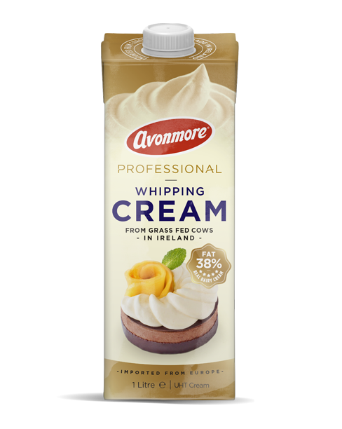 Avonmore whipping cream 38% front image