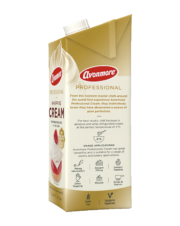 Avonmore professional whipping cream side of carton