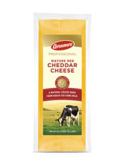 mature red cheddar cheese product image