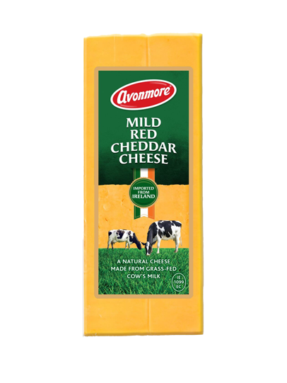 mild red cheddar cheese block