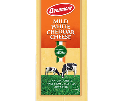 mild white cheddar cheese block