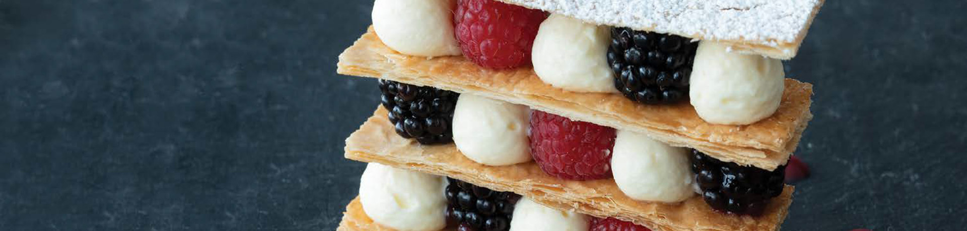 Honey & Berry Mille Feuille Landscape