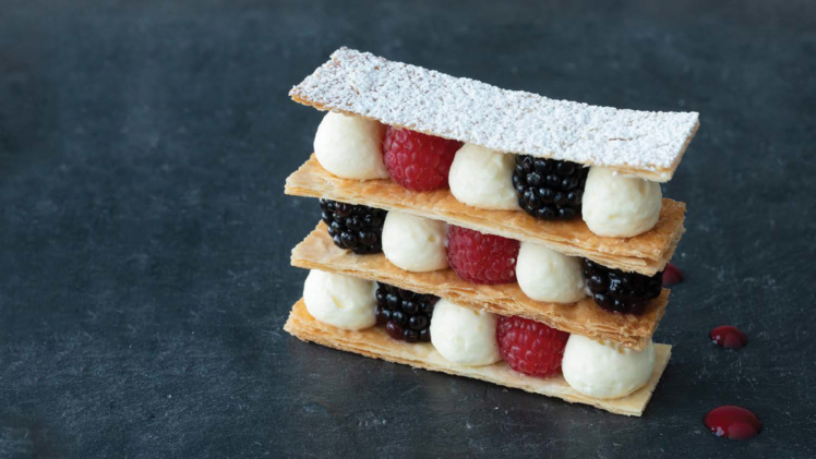 Honey & Berry Mille Feuille Landscape