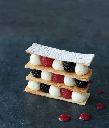 Honey & Berry Mille Feuille Portrait