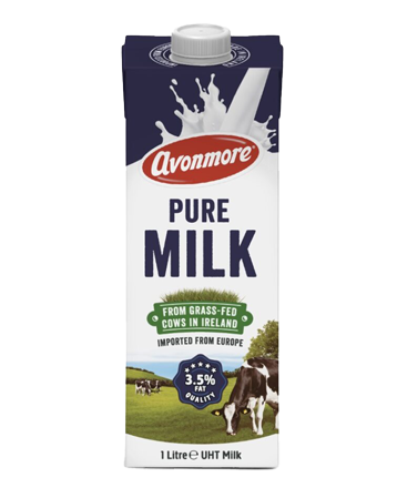 full milk product front