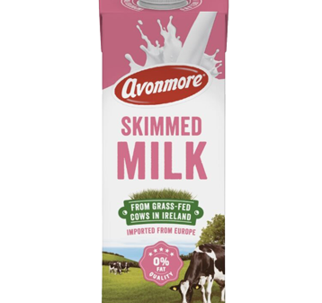 skimmed milk product front