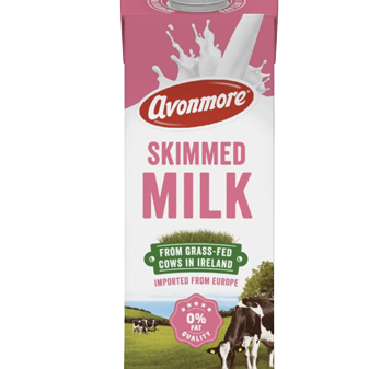 Avonmore skimmed milk product front