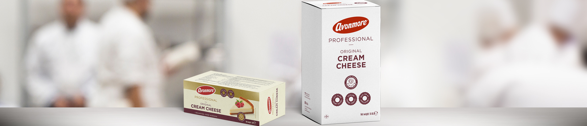 cream cheese product banner