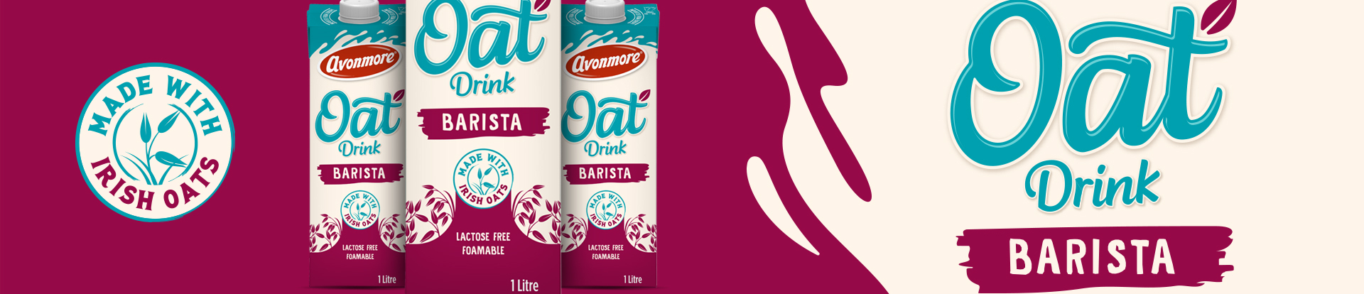 oat drink barista banner