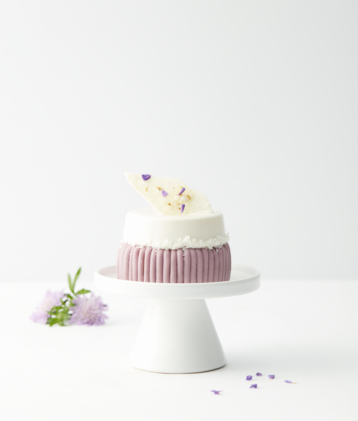 white chocolate & taro mont blanc recipe image portrait