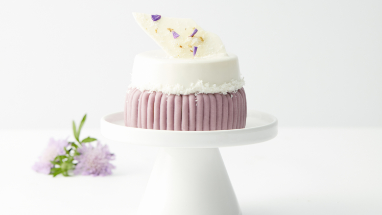 white chocolate & taro mont blanc recipe image landscape