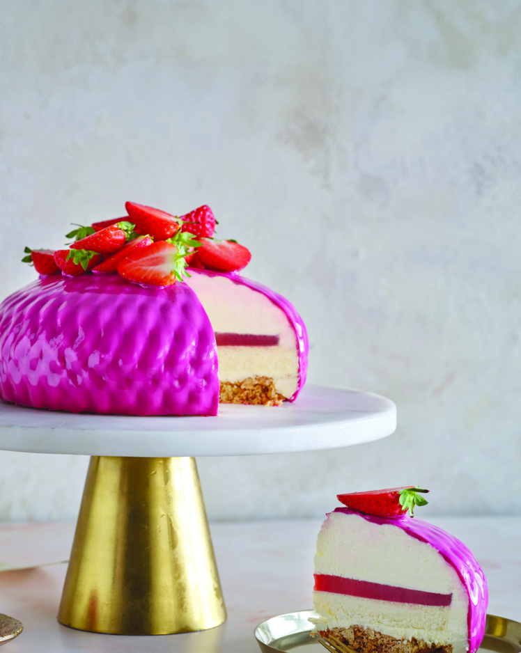 strawberry cheesecake recipe image