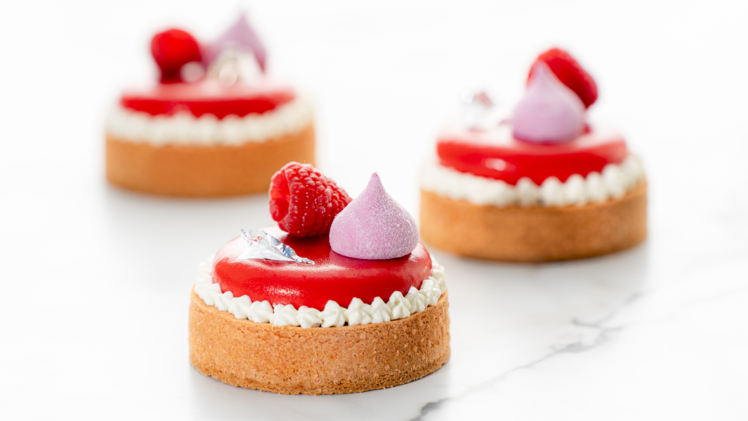 BEETROOT AND RASPBERRY TART