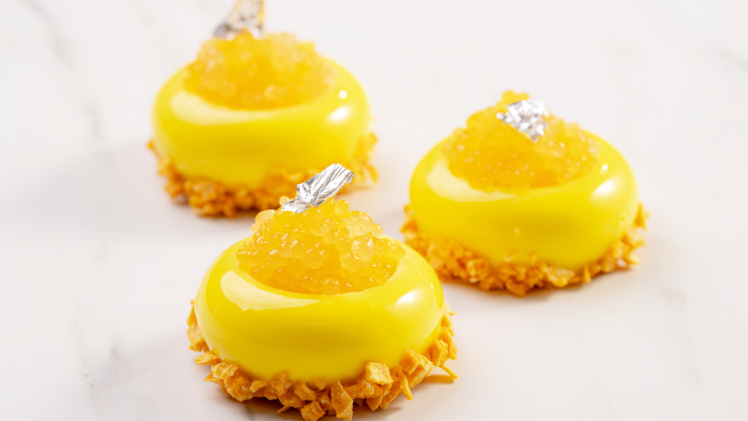 3 passion fruit and orange delices