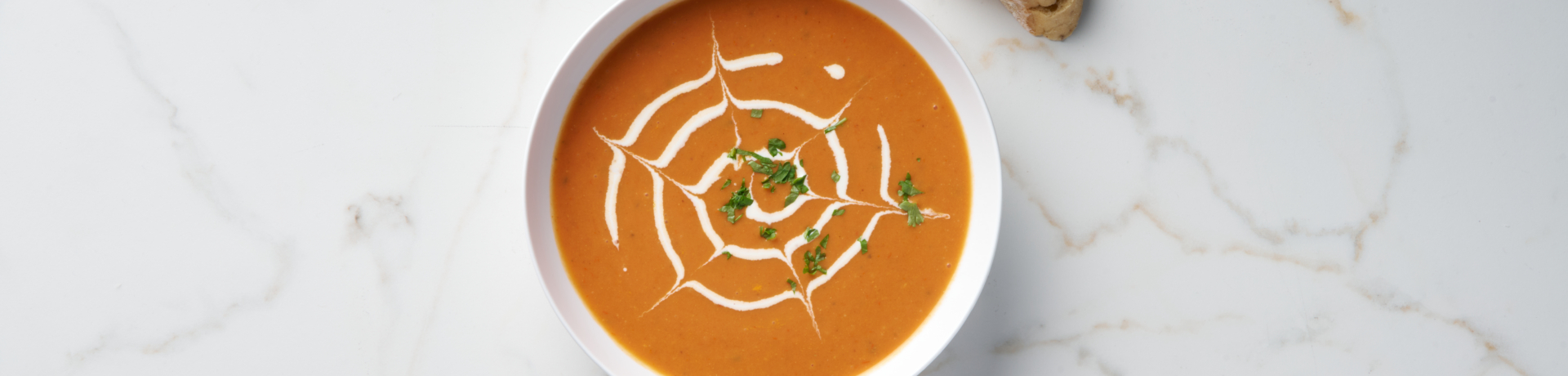TOMATO BASIL SOUP Landscape