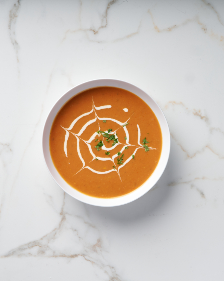 TOMATO BASIL SOUP Potrait